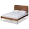 Baxton Studio Kassidy Traditional Walnut Brown Finished Wood Platform Bed-King 192-11497-ZORO - alternate 7